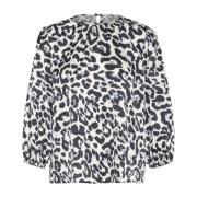 Leopard Print Bluse