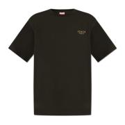 T-shirt med broderet logo