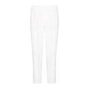 Hvide Pantalone Bukser Stilfuld Elegant