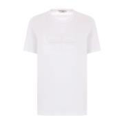 Logo Prydet Bomulds T-shirt