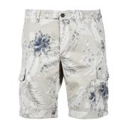 Bomuld Bermuda Shorts med Elastan