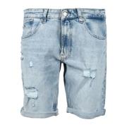 Afslappede Bermuda Shorts i Bomuldsblanding