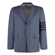 Stribet Uld Blazer