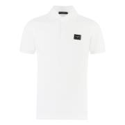 Polo T-shirt med logo patch