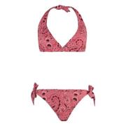 Paisley Print Trekantet Bh Bikini