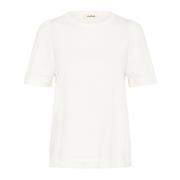 Puff Tee Top i Broken White