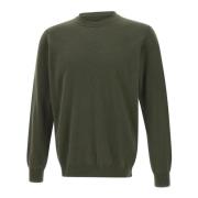 Grøn Uld Kashmir Sweater Italien