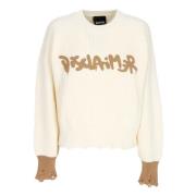 Logo Crewneck Sweater Heavy Yarn