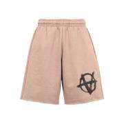 Trykt Bomuld Bermuda Shorts