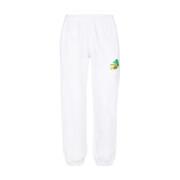 Logo Bomuld Sweatpants Elastisk Talje