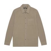 Broderet Fleece Overshirt