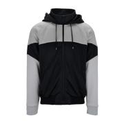 Herre Zip Hoodie med Høj Krave