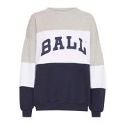 Sporty Sweatshirt med Smart Broderi