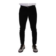 Elegant Sort Slim-Fit Bomuld Jeans