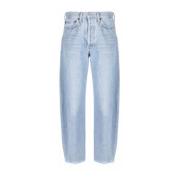 Klar Blå Wide Leg Jeans