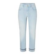 Autentiske lyseblå straight-leg jeans