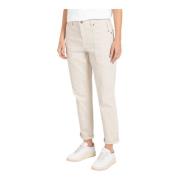 Antik Hvid Straight-Leg Jeans