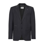 Elegant Sort Blazer til Kvinder