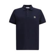 Monogram Patch Bomuld Polo Skjorte