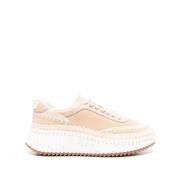 Beige Hvid Sål Sneaker