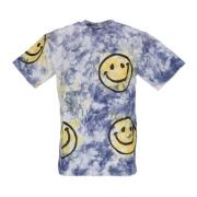 Smiley Tie Dye Herre T-shirt