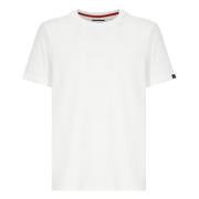 Hvid Crewneck T-shirt og Polo