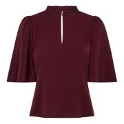 AdnaCC Bordeaux Bluse 35812