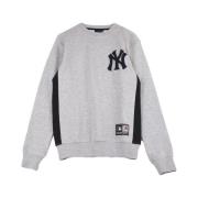 Chenille Logo Crewneck Sweatshirt Grå