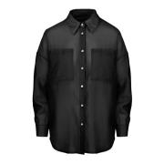 Lyocell voile overshirt