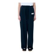 Logo Patch Bomuld Track Pants