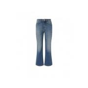 Højtaljet Bootcut Denim Jeans