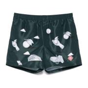 Grøn Metaphysical Strand Shorts