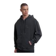 Zip Hoodie Topiary Vintage Black