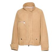 Suede Jacket Biscotto