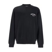 Sort Logo Crewneck Sweatshirt Bomuld Mand