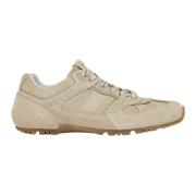 Tb.56 Ruskind Creme Læder Sneakers