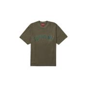 Cracked Arc Olive T-shirt