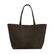 Stilfuld Suede Tote Taske