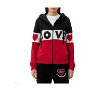 Bomuld Zip-Up Sweatshirt med Logo