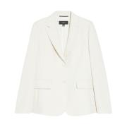 Elegant Viskose Blazer med Revers