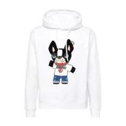 Cool Fit Logo Hoodie Sort Bomuld