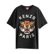 Lucky Tiger Logo Oversize T-Shirt