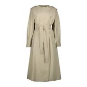 Beige 3-i-1 Trench Coat