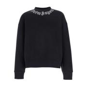 Sort Logo Crewneck Sweatshirt Bomuld Mand