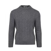 Merino uld sweater med ribmønster