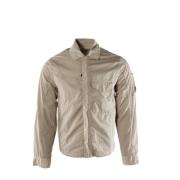 Beige Overshirt Chrome-r Stil