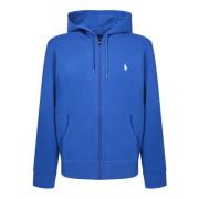 Moderne Zip Hoodie med Broderet Logo