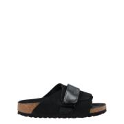 Kyoto Black Nubuck Højglans Sliders