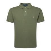 Militærgrøn Slim Fit Polo Skjorte