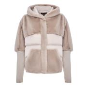 Oversized Faux Fur Jacket - Ivory